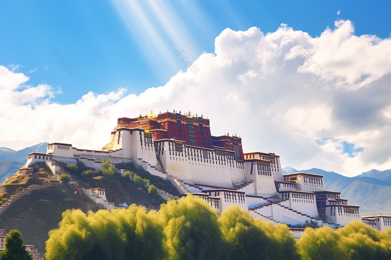 西藏拉萨布达拉宫旅游景点摄影图,高清,摄影图,摄影图片,图片大全,摄影图免费下载